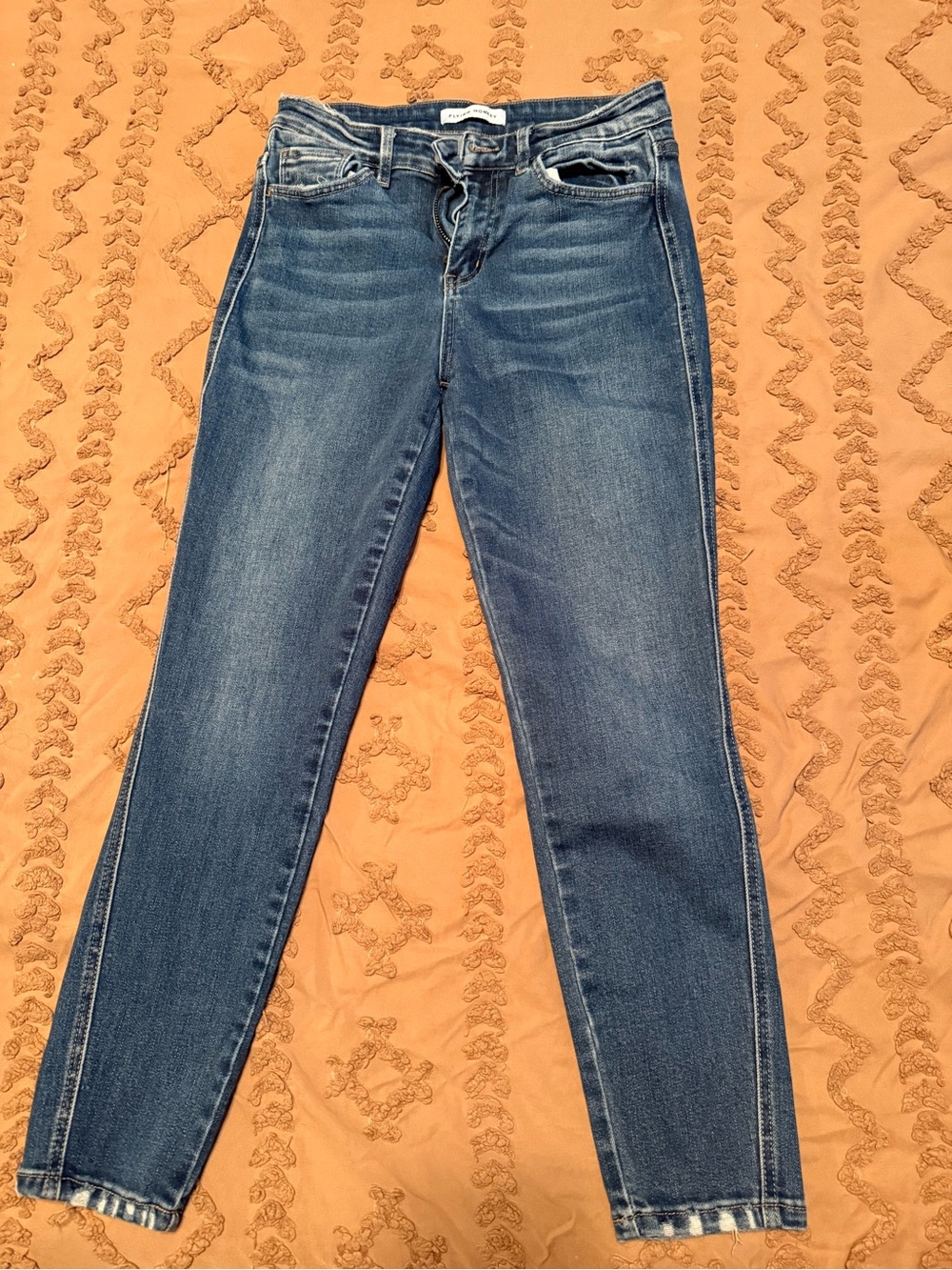 Flying Monkey Slim Mid Blue Stretch Skinny Jeans